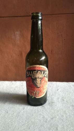 Botella Antigua Floto Cerveza Búfalo La Serena (c85)