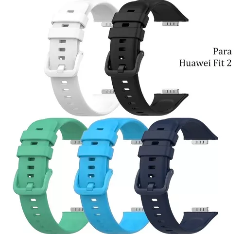 5 Piezas Correas Para Huawei Watch Fit 2 Silicon