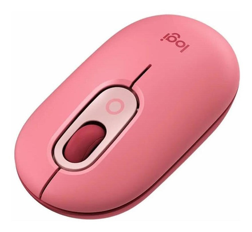 Mouse Logitech Wireless Pop Coral/rose Silent Touch Emojis