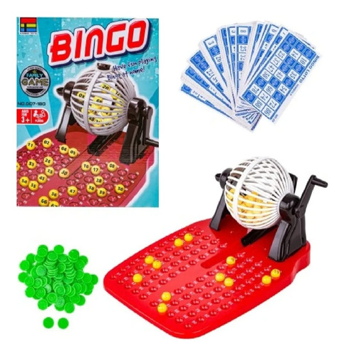 Bingo Juego De Mesa Tombola Rifas Fiesta Tablero
