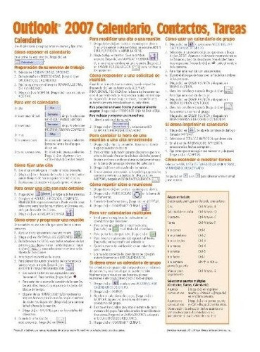 Libro : Microsoft Outlook 2007 Calendario, Contactos Y... 