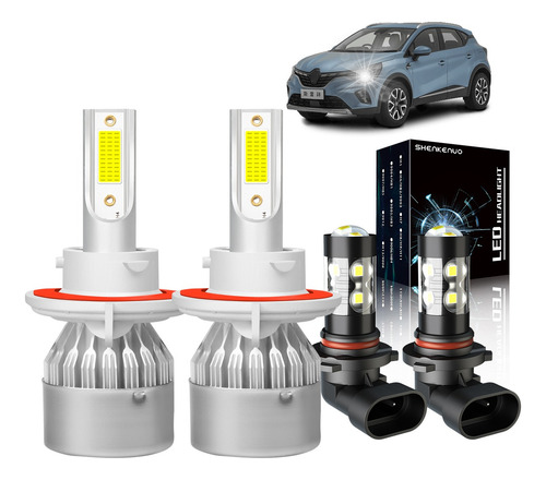 H13/9008 9145 Kit De Focos Led Para Dodge Dakota 2005-2009