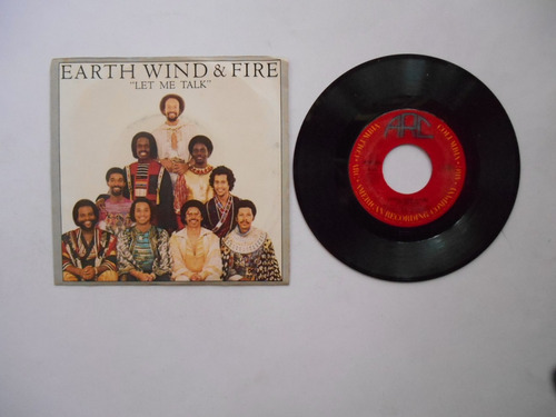  Earth Wind & Fire Let Me Talk Disco7 Pulga 45 Rpm Usa 1980