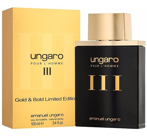 Ungaro Ill Gold And Bold Pour L' Homme 100ml Nuevo!!