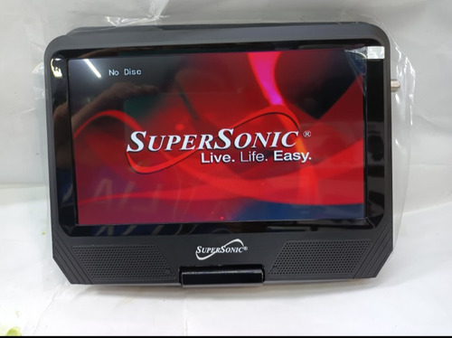Dvd Portátil Con Tv Digital 9 Usb, Recargable, Giratorio.
