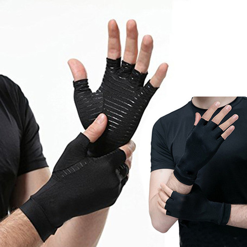 1 Par De Guantes De Cobre Para Artritis Por Compresión