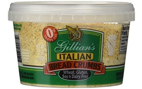 Alimentos Sin Gluten Italiano Migas De Pan De Gillian - 12 O