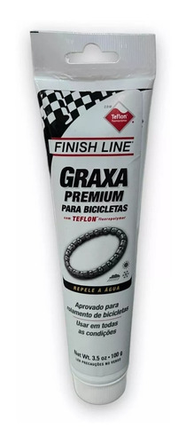 Graxa Premium Teflon Finish Line 100gramas Para Bicicleta 