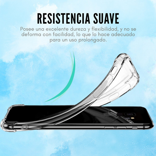 Funda Para Galaxy A50 Con Mica Varios Modelos Antigolpes Transparente Acrygel Con Mica