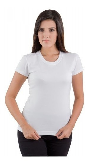 Polos Basicos Blanco Mujer |