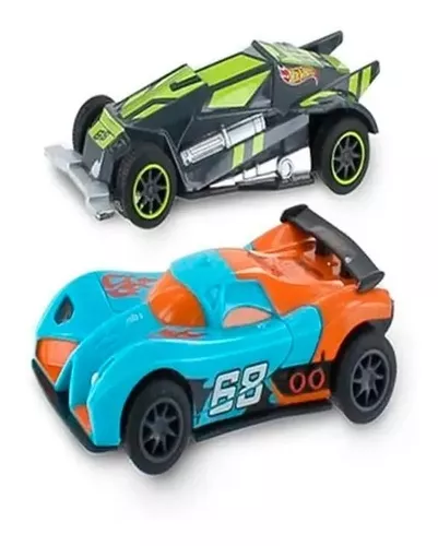 Pista De Corrida 380Cm Hot Wheels Com 2 Carrinhos- Multikids