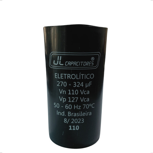 Capacitor Eletrolitico  Partida 270/324uf 110v - Jl