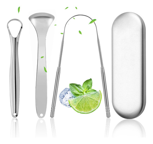 Espátula De Lengua Limpia La Boca Con Caja 3pcs