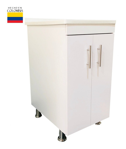 Combo Fregadero (lavadero) Plastico Y Mueble 46 X 60 Cm