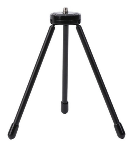 Imagen 1 de 6 de Tripode Metal 14cm Universal Rosca 1/4 Mesa Celular Camara