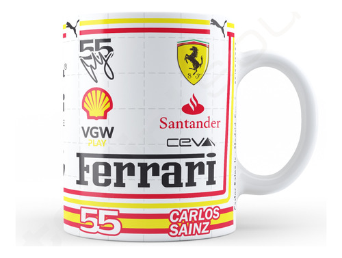 Taza Fierrera - Carlos Sainz #14 2024 | Formula 1 / Ferrari