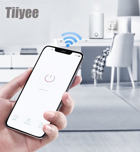 Enchufe Inteligente Wifi Smart Plug Alexa Home Socket Color Blanco