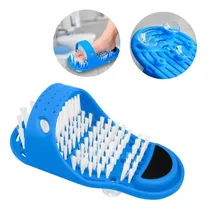 Comprar Sandalia De Ducha Limpiador De Pies Cepillo Piedra Pomez Azul
