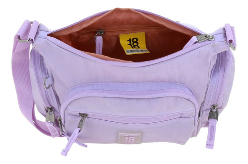 Crossbody Lila Multibolsillos 1818 Zilp Lila