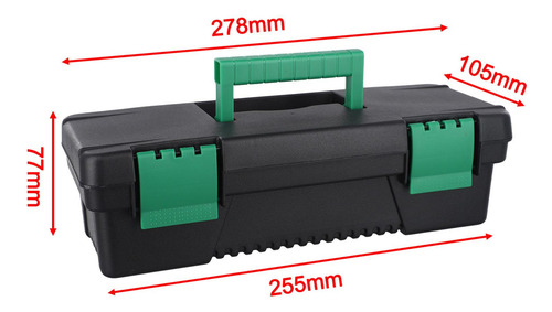 Caja Organizadora De Herramientas Portátil De 25,5 X 10,5 X