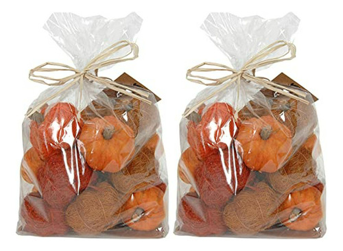 Set De Calabazas Exóticas Secas Compatible Con Decoración De