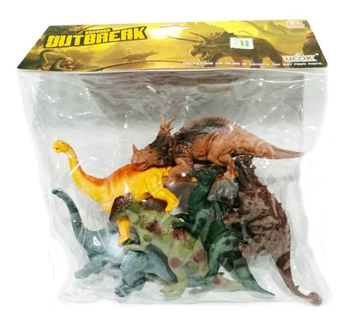 Set De Dinosaurios X 6 Unidades  * Sheshu Toys