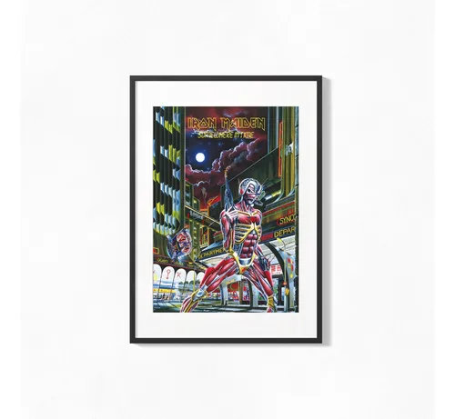 comprar Poster 42x52 Cuadro Iron Maiden Somewhere In Time