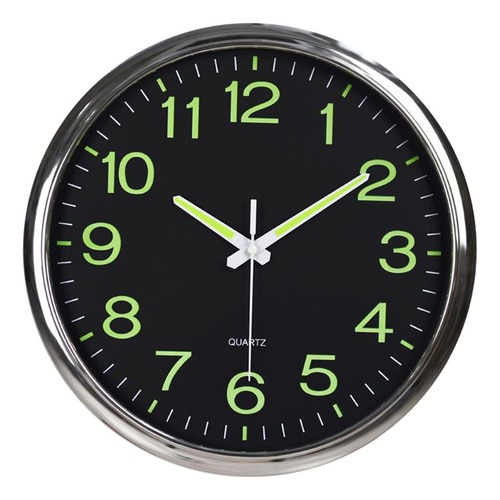 Ii Reloj De Pared Silencioso Grande De 12 Pulgadas Con