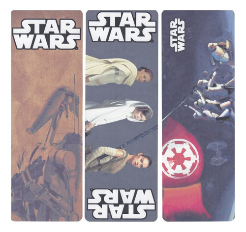 Pack 12 Separadores Para Libros Colección Star Wars Multicolor Star Wars 3