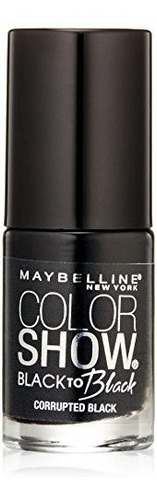 Esmalte De Uñas - Maybelline New York Color Show Black To Bl