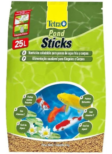 Ração Tetra Pond Sticks 25l - 3kg