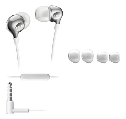 Auriculares In-ear Philips She3705 Blanco