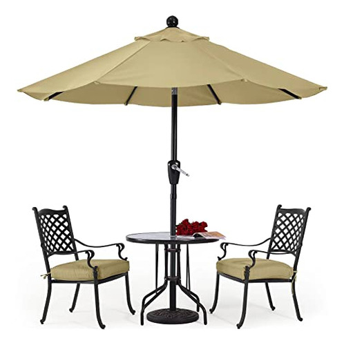 Durable Patio Umbrellas 10' Khaki