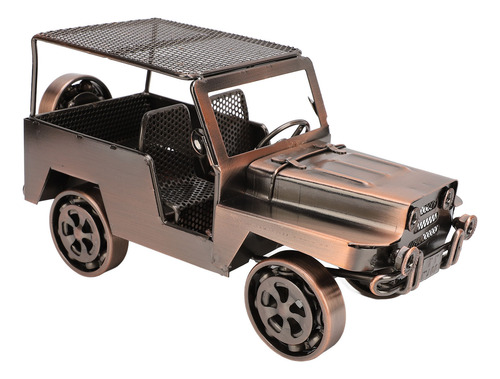 Figura Vintage De Metal Adorno Para Coche, Modelo De Juguete