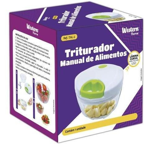 Imagem 3 de 3 de Triturador Manual De Alimentos 400ml - Western Home