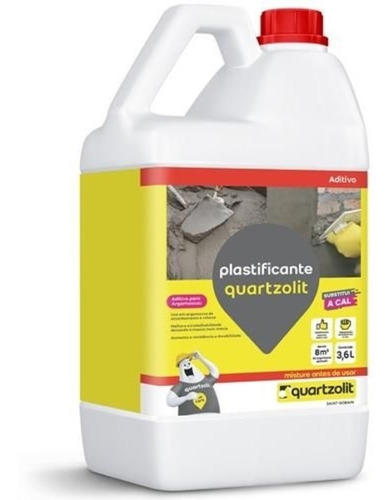 Aditivo Plastificante P/argamassa 3,6l Quartzolit