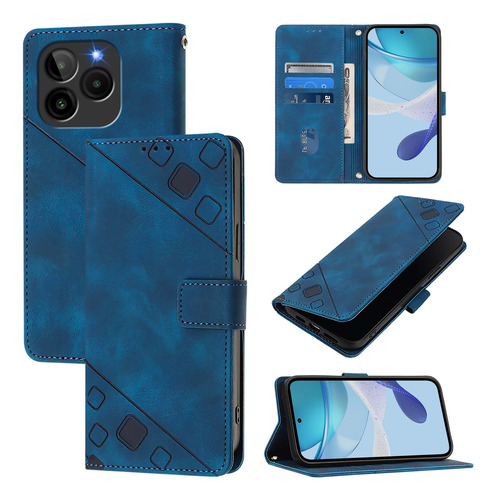 Funda Tipo Cartera Con Tapa Para Blu Bold K10