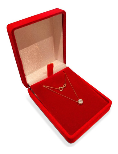 Gargantilha Veneziana 40cm Em Ouro 18k Com Ponto De Luz 5mm Cor Dourado