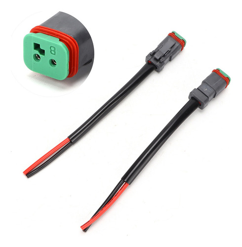 S 2 Conectores De Arnés De Cableado Macho Y Hembra Dt De 2