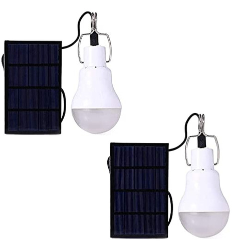 Pkouvoo Bombilla Solar Para Exteriores, Luces De Gallinero A