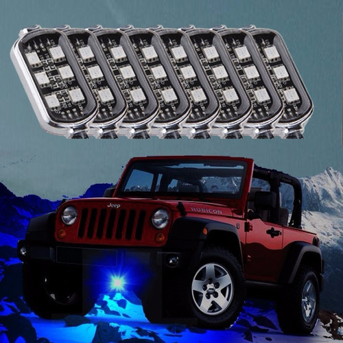 Jeep, Polaris, 6 Luces Led Rock Light Con Control Remoto