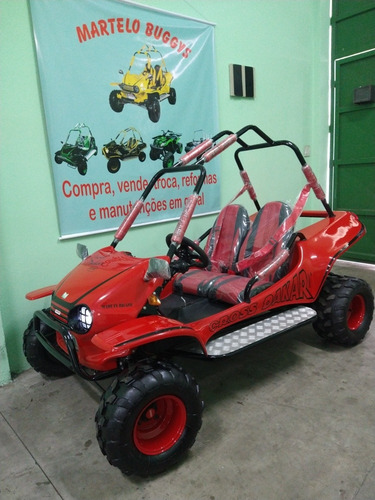 Míni Buggy Cross Dakar Vermelho Completo Top De Linha !