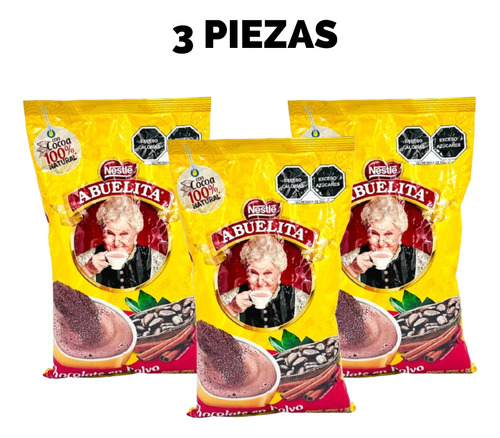 Chocolate Abuelita En Polvo 3 Pack De 1 Kg