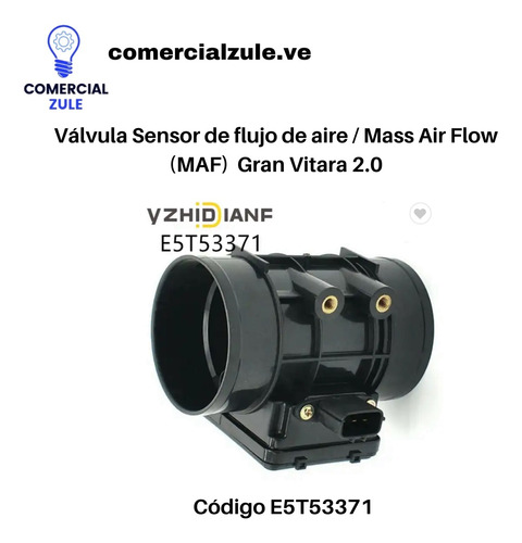 Sensor De Flujo De Aire  / Mass Air Flow (maf)  Gran Vitara 