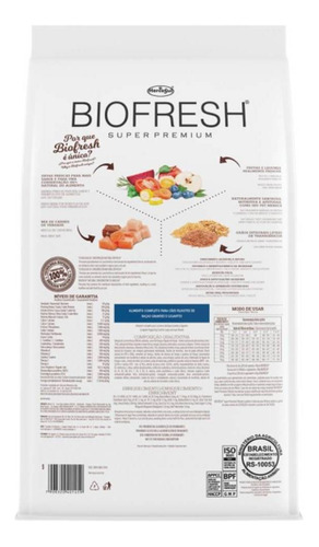 Imagen 2 de 3 de Alimento Biofresh Super Premium para perro cachorro de raza grande y gigante sabor mix en bolsa de 15kg
