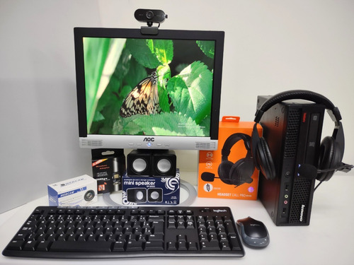 Monitor De 19 Polegadas, Cpu Core 2 Duo E Teclado E Mouse (Usado)