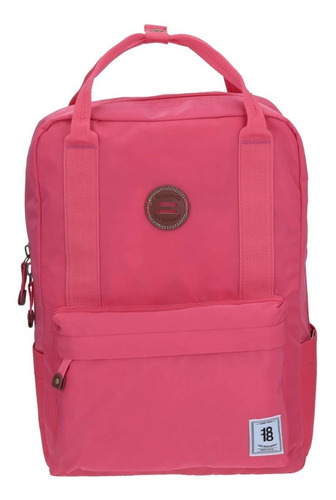 Mochila Juvenil Porta Laptop Porta Tablet 1818 Chenson Color Coral