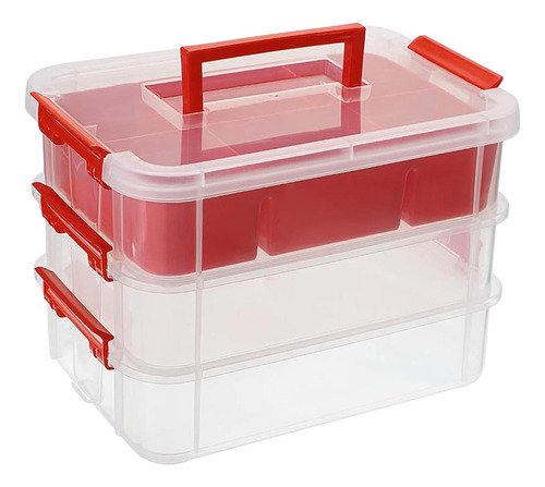 Caja De Almacenamiento Stack Carry Multifuncional Para Niños