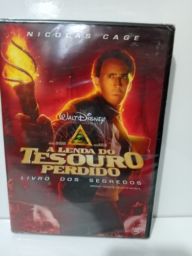 Dvd A Lenda Do Tesouro Perdido Livro Dos Segredos Lacrado 