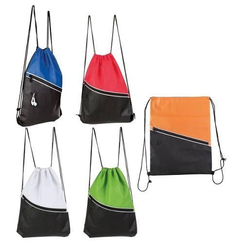 35 Piezas Morral De Non Woven Con Cierre Frontal